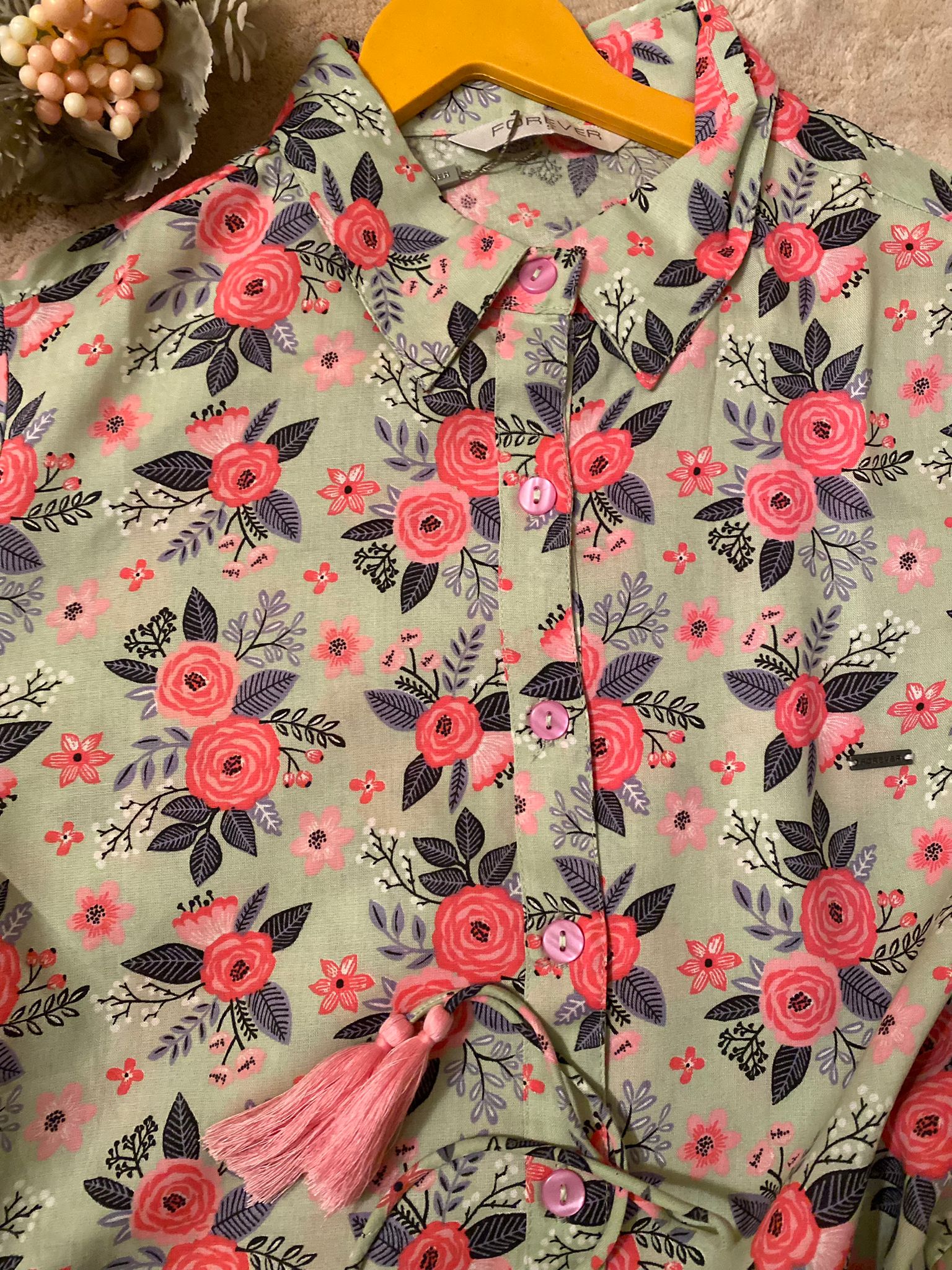 Floral Cotton Printed Long Dress / Maxi - Image 3