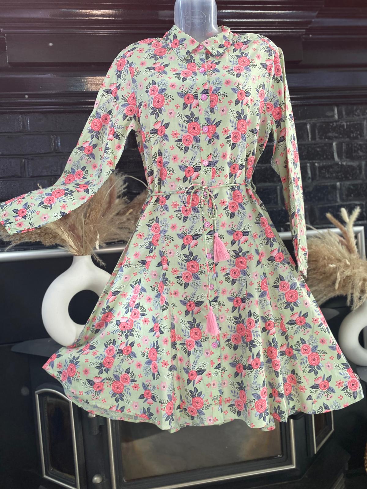 Floral Cotton Printed Long dress.jpg