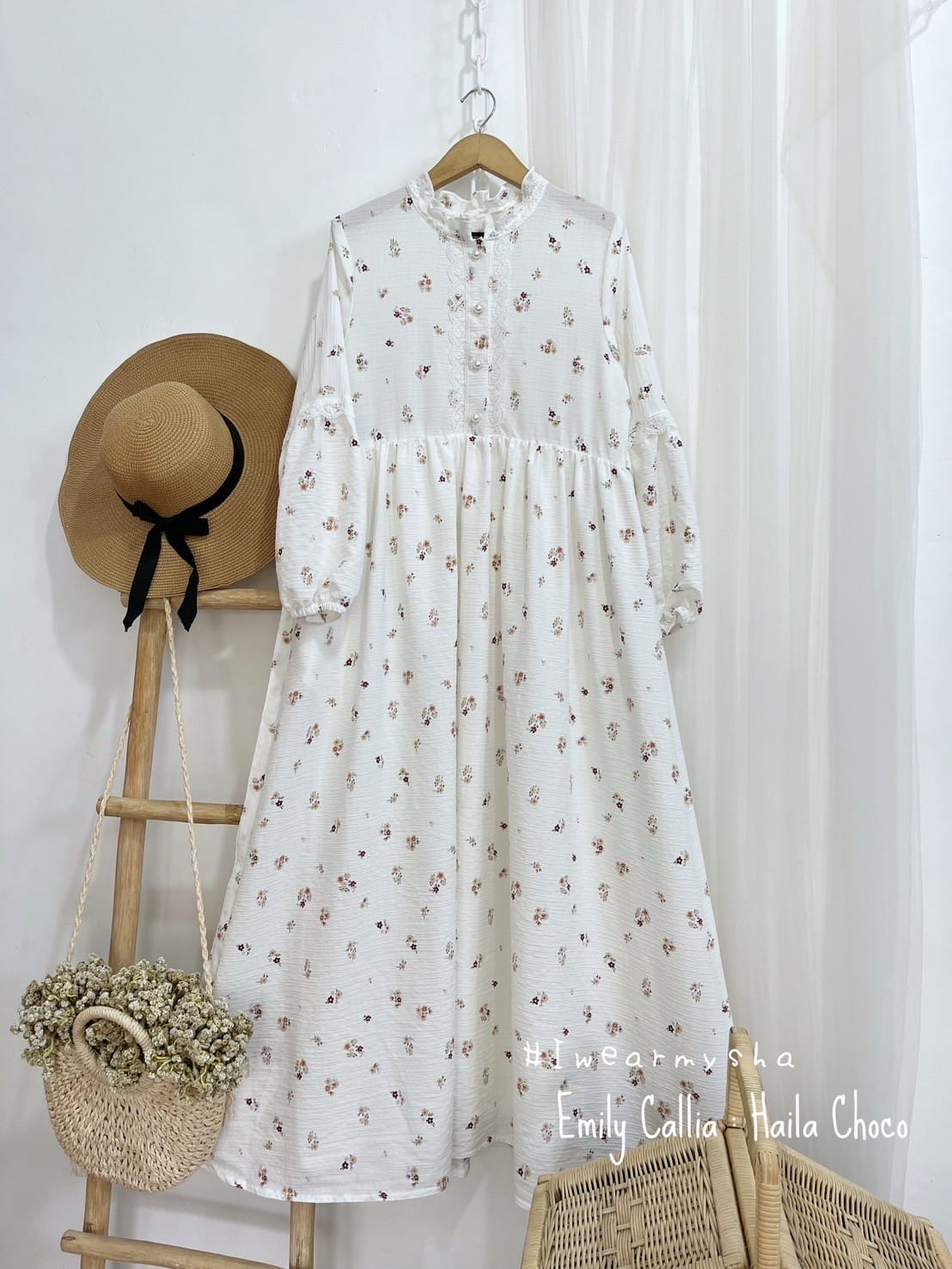 Long Dress Emily Callia : Haila Choco - Image 3