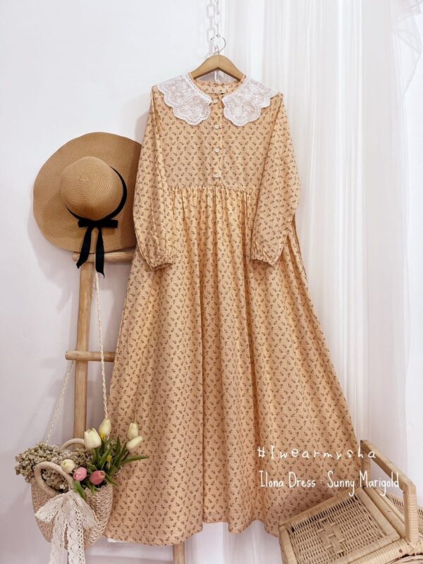 Long Dress Illona : Sunny Marigold