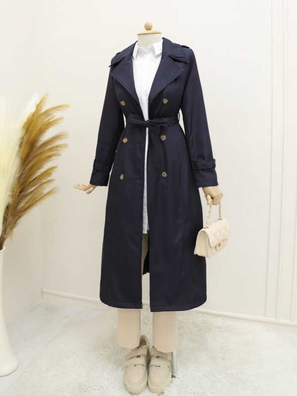 Lined-Belt-Trench-Coat-Navy-blue