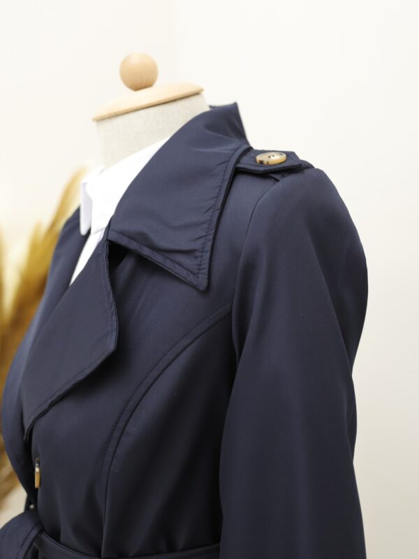 Lined-Belt-Trench-Coat-Navy-blue