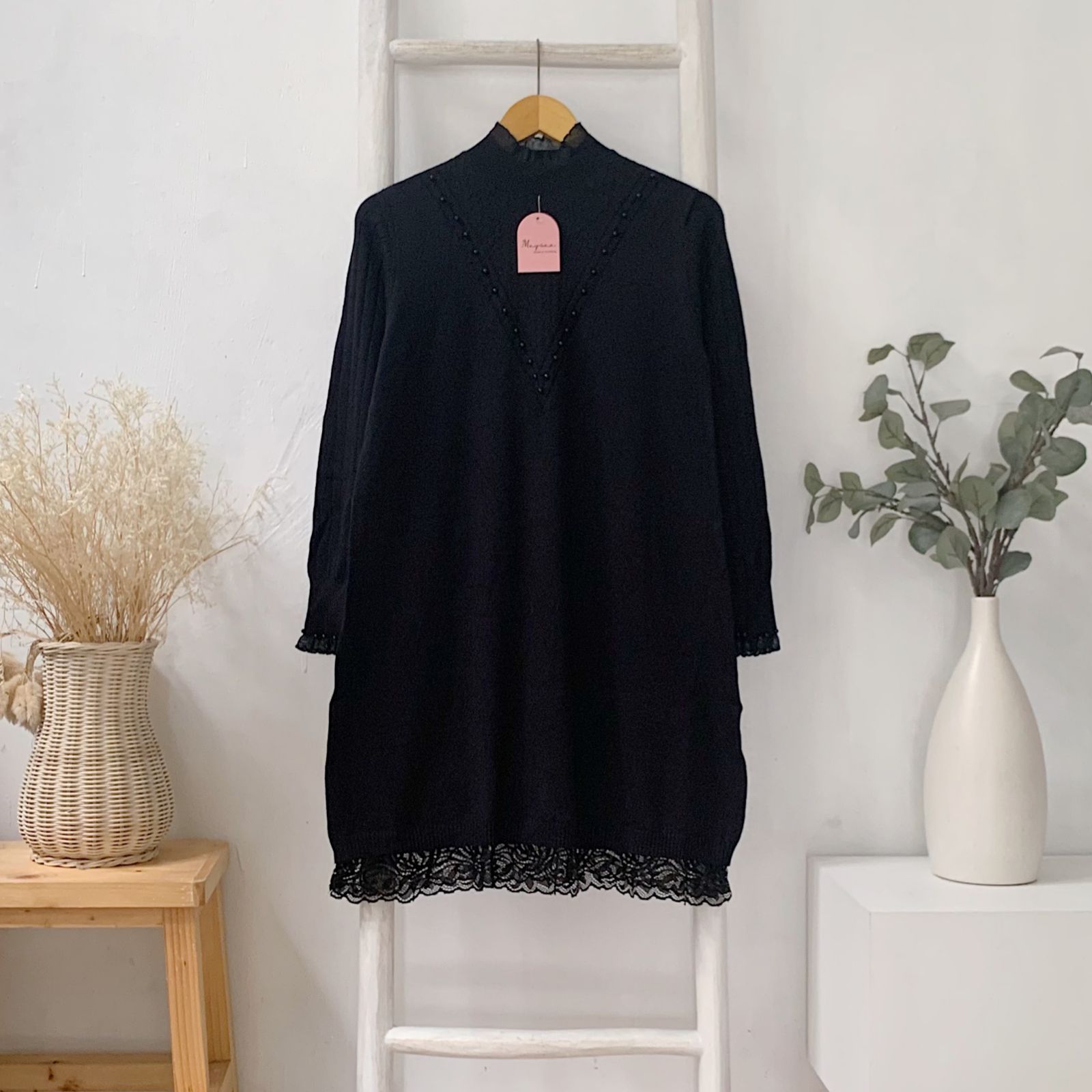 Long Closed Sweater Cardigan