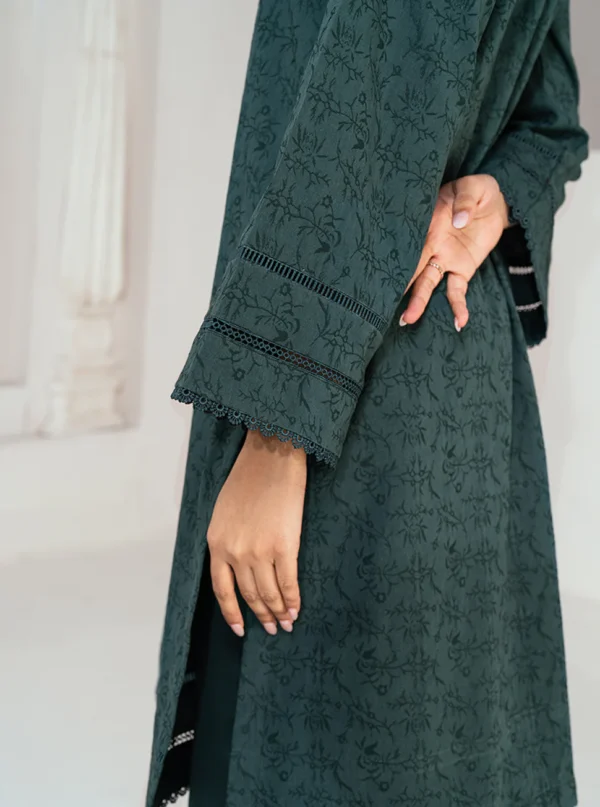 Emerald Self Jacquard Co-ord Set