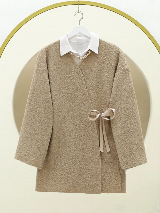 Hand-Linked Buklet Kimono -Mink