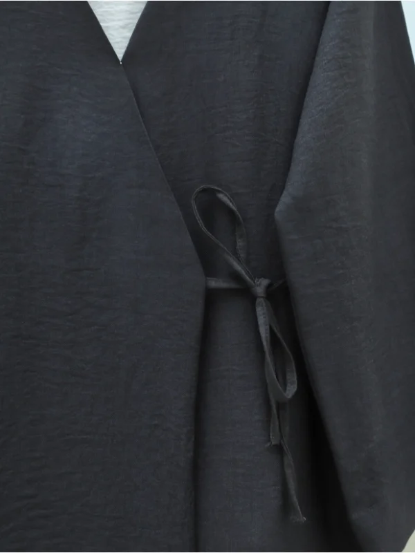 Linen Kimono - Black