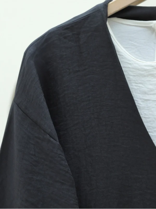 Linen Kimono - Black