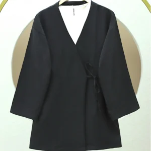 Linen Kimono - Black