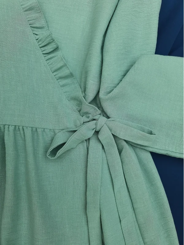 Linen Kimono - Mint