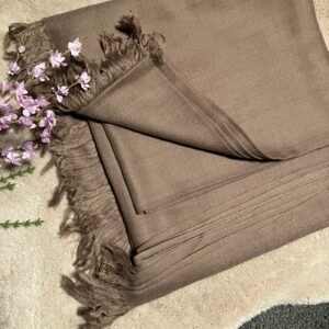 Pashmina Wool Shawl for Men - Biege