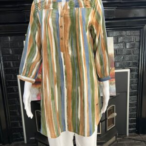 Abstract Print Tunic Short Dress for daily wear, formal office and college wear