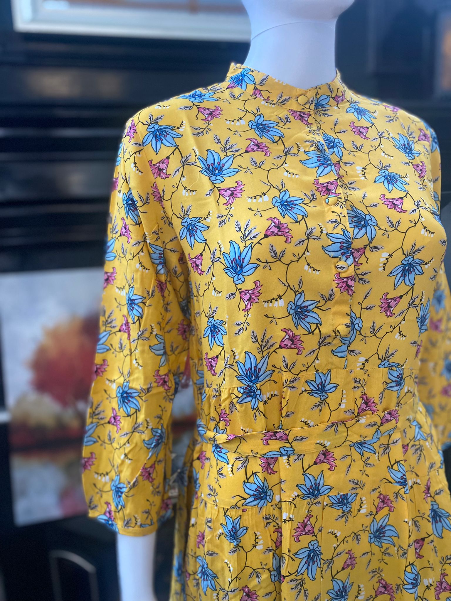 Blossom Radiance Midi Dress