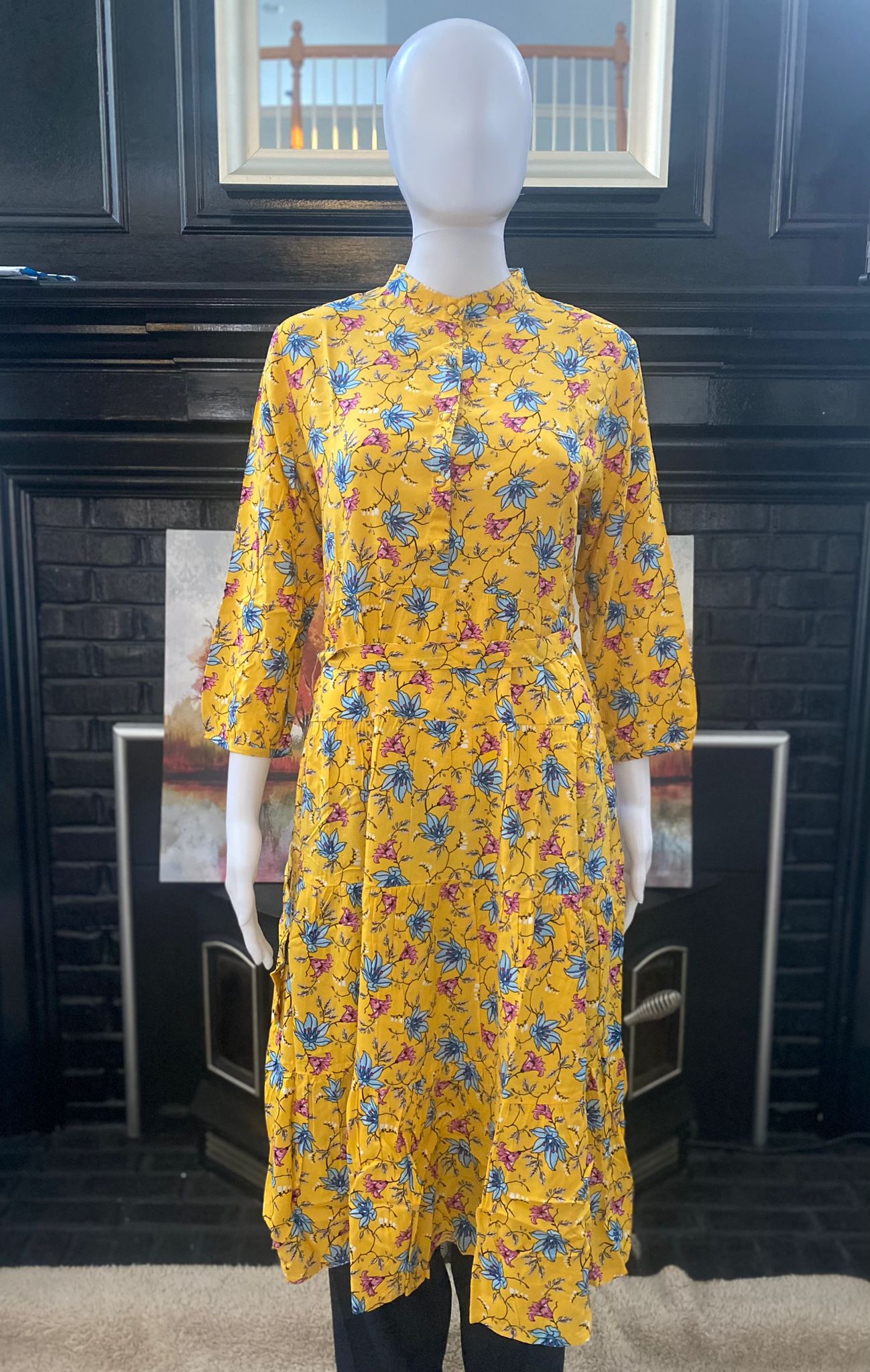 Blossom Radiance Midi Dress