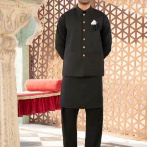 Elegant Black Waistcoat - Men Waistcoat
