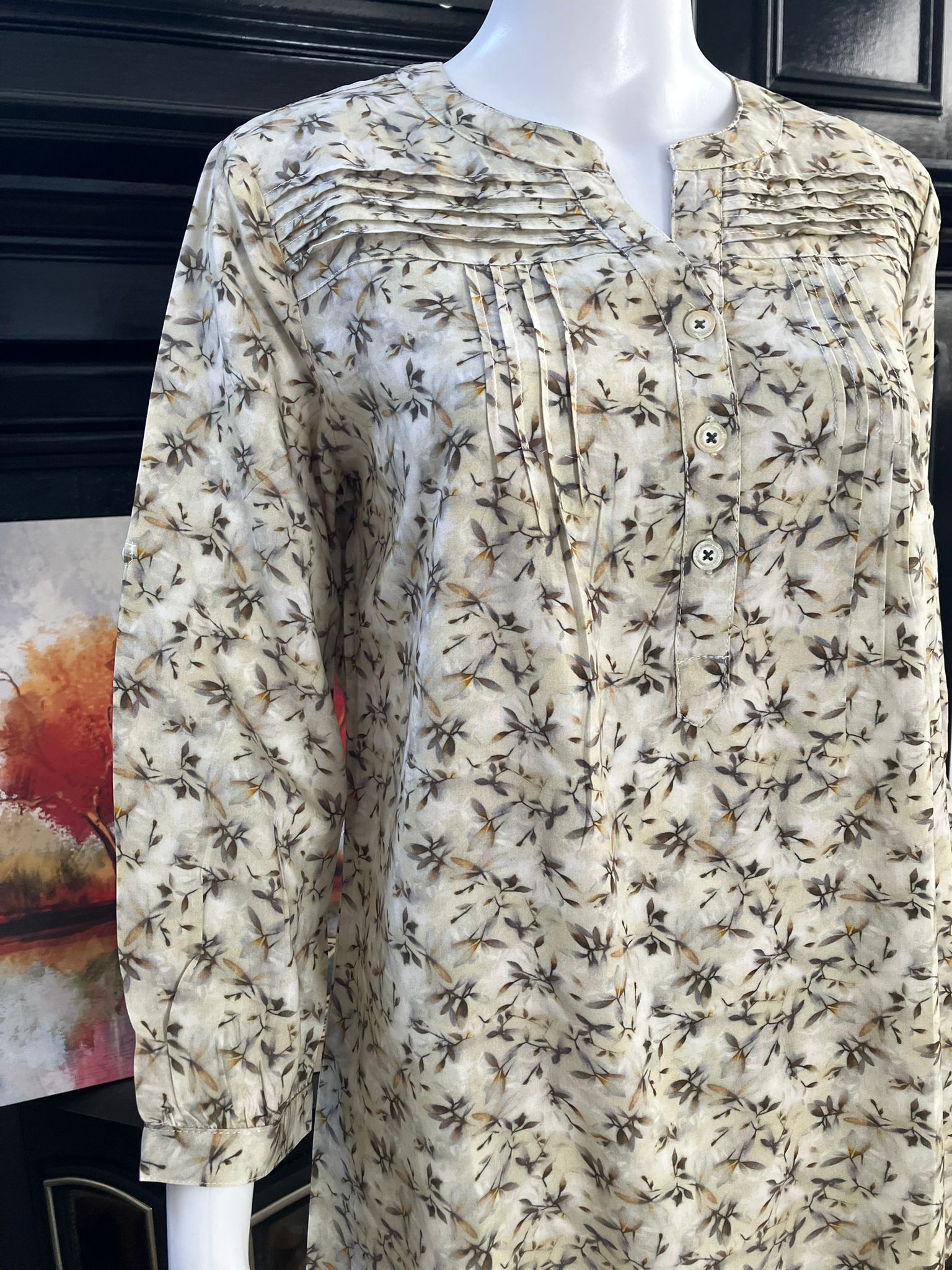 Printed Tunic in soft fabric for daily wear in office, college or home