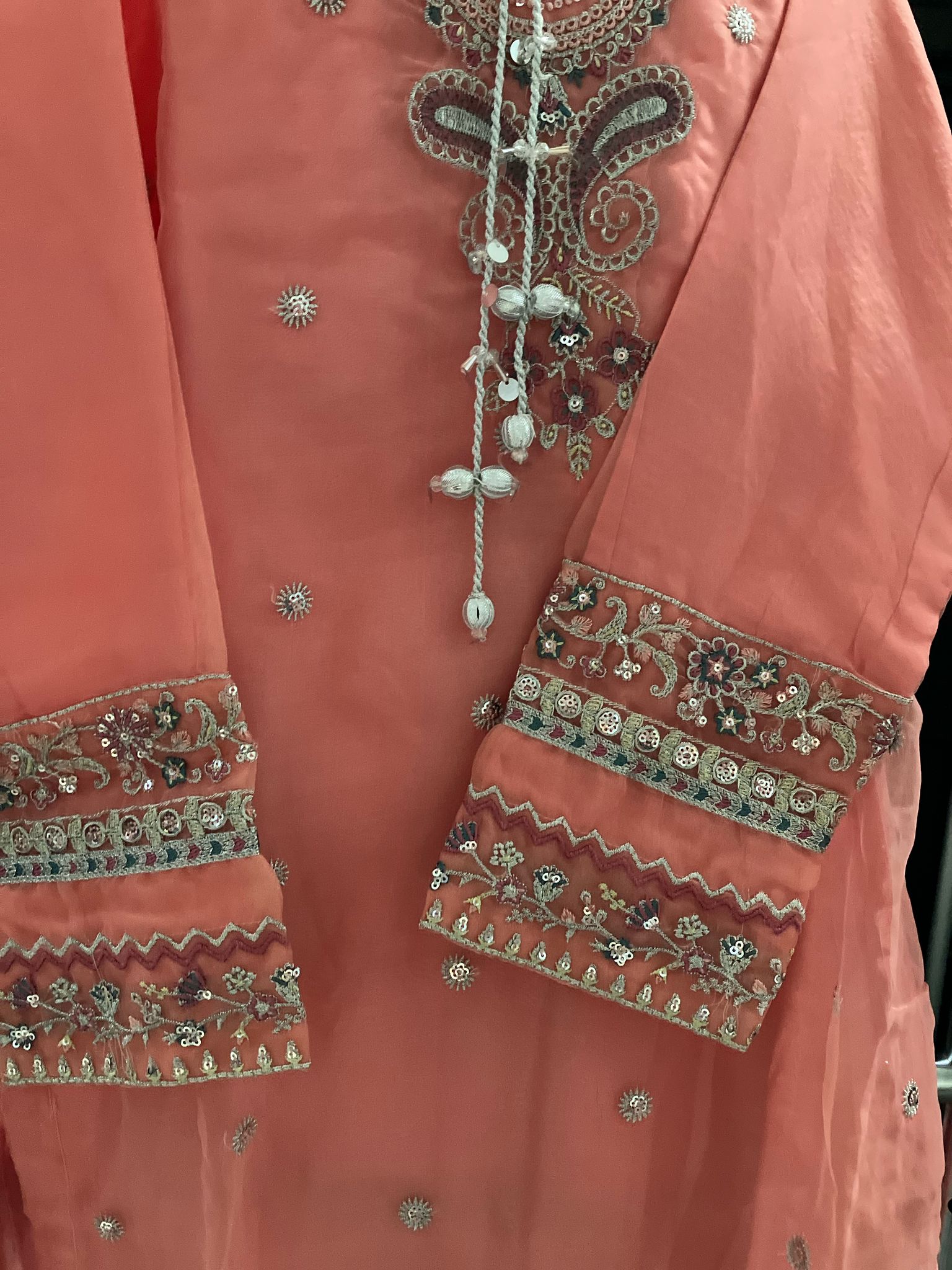 Pink Gharara Set with Dupatta