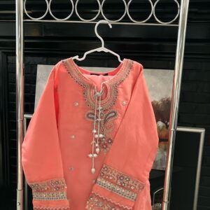Pink Gharara Set with Dupatta