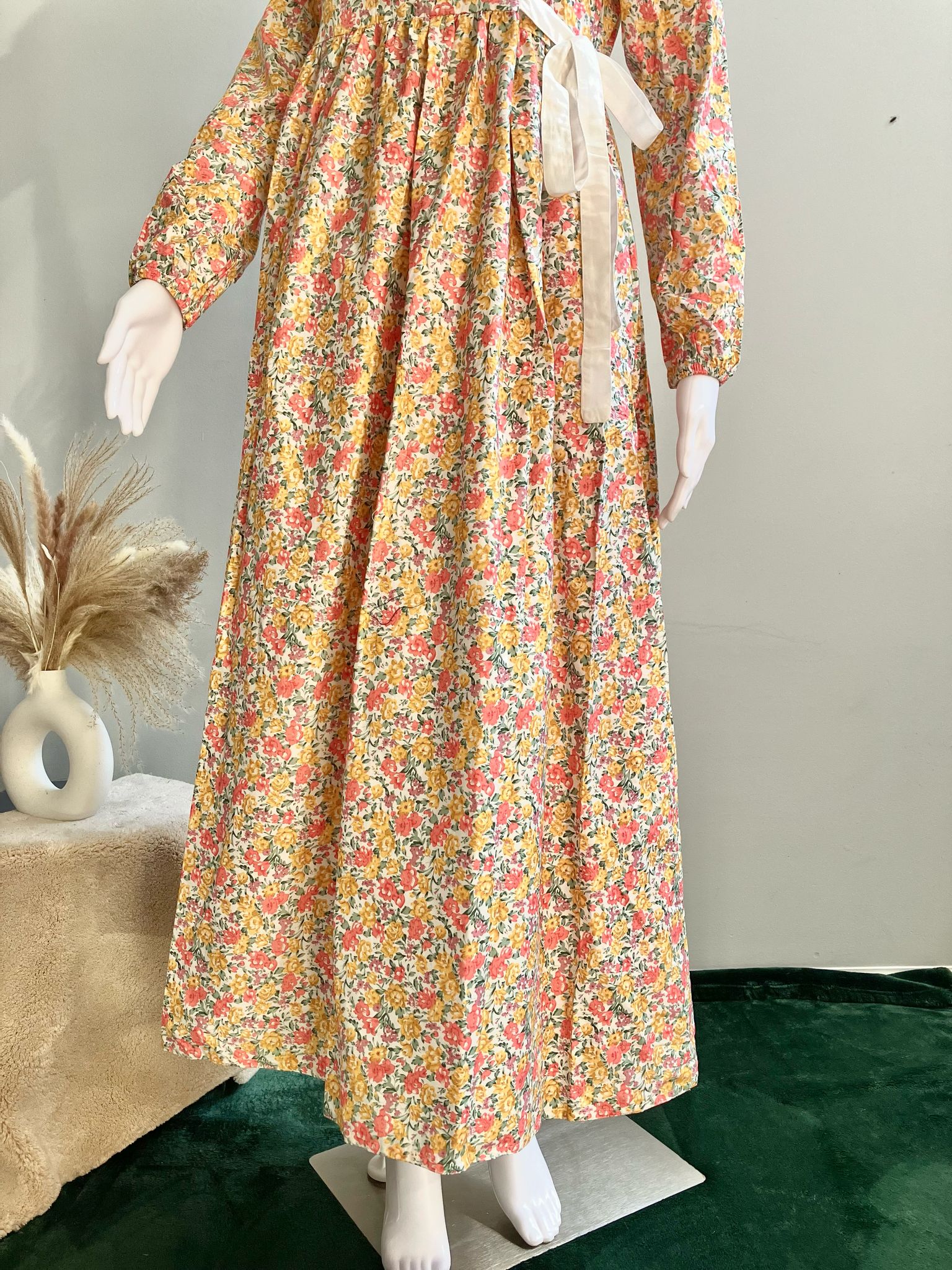 Summer Garden Floral Midi Dress