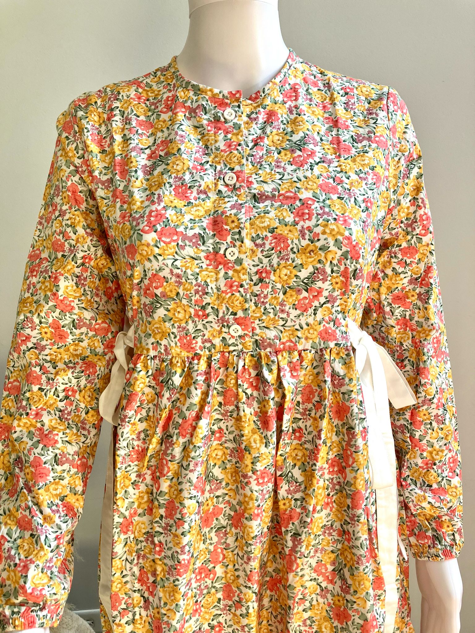 Summer Garden Floral Midi Dress