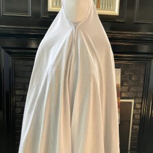 White Cotton Makhana headcovering for Hajj and Umrah