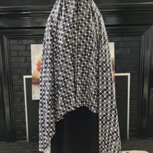 Printed Rayon Makhana with Zip, ideal head cover for Prayer / Namaz and for daily outdoor wear and Hajj/umrah